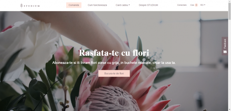 studium flower web design magazin online